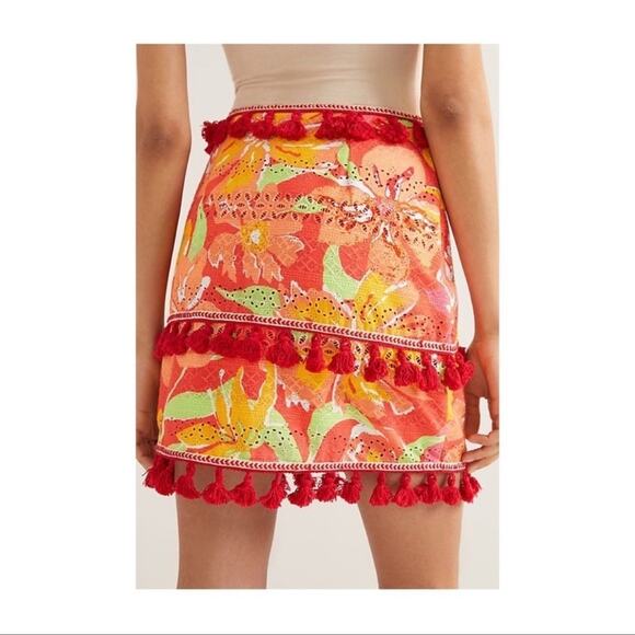 Anthropologie Verb Electra Eyelet Mini Skirt - Picture 8 of 8